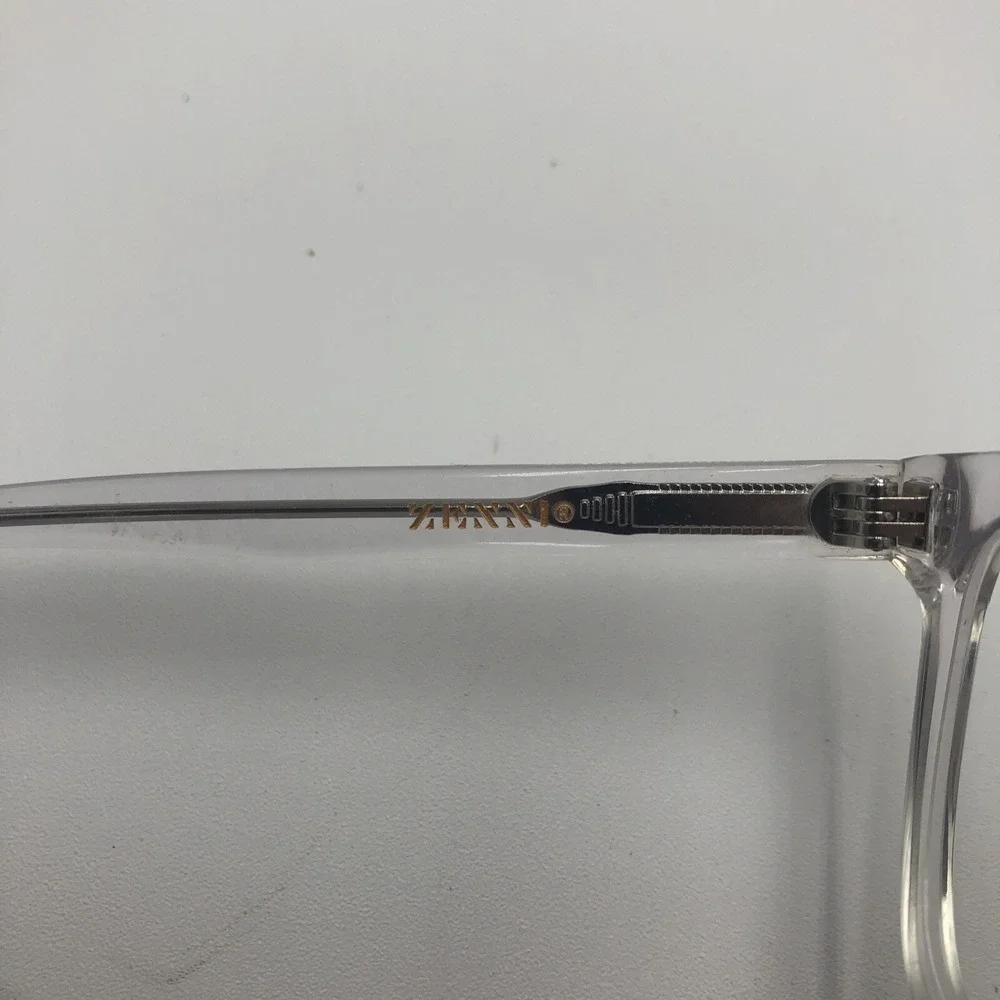 Womens Clear Translucent Frames Zenni Preowned Square 4419623 Used Optical Lense